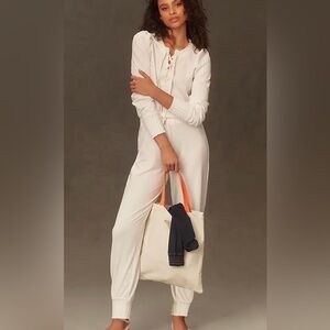 NWT Sundays Tory Jumpsuit white size M